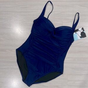 NWT Navy One Piece Swimsuit